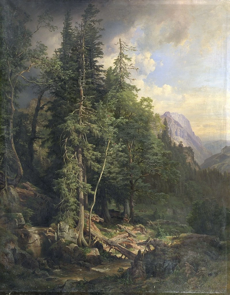 Dai boschi montani della Stiria presso Neuberg - Kunsthistorisches Museum, Vienna
